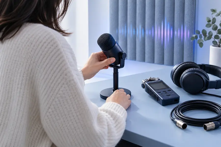 Illustrative recording-preparation image